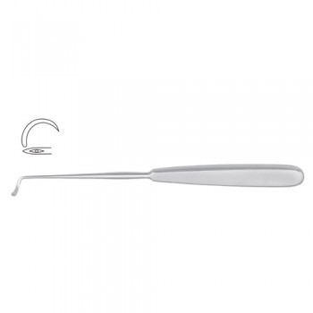 Deschamps Ligature Needle Sharp for Right Hand Stainless Steel, 20 cm - 8"